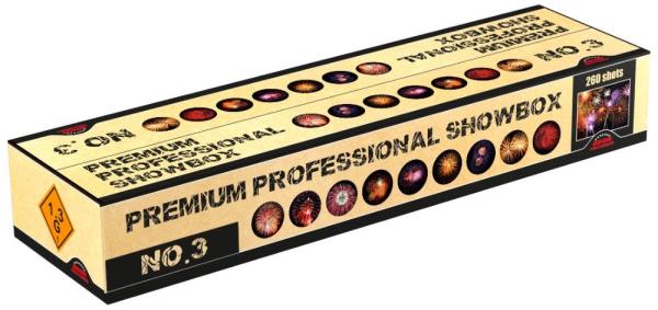 No. 3, 260 Schuss, NEM: 2695g, Kaliber: 20,25mm, Brenndauer ca. 120 Sekunden